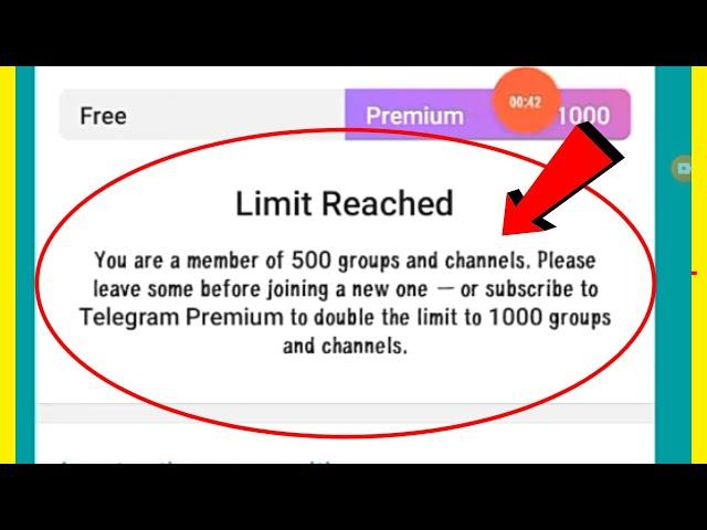 How to Fix Telegram Channel Create Limit Reached Problem Solve