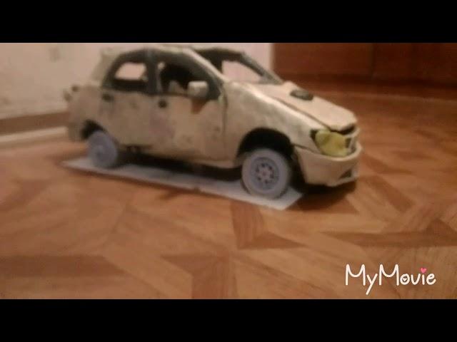 Subaru impreza wrx sti 2006 из пластилина на пульте управления ,ТЕСТОВЫЙ АВТОМОБИЛЬ