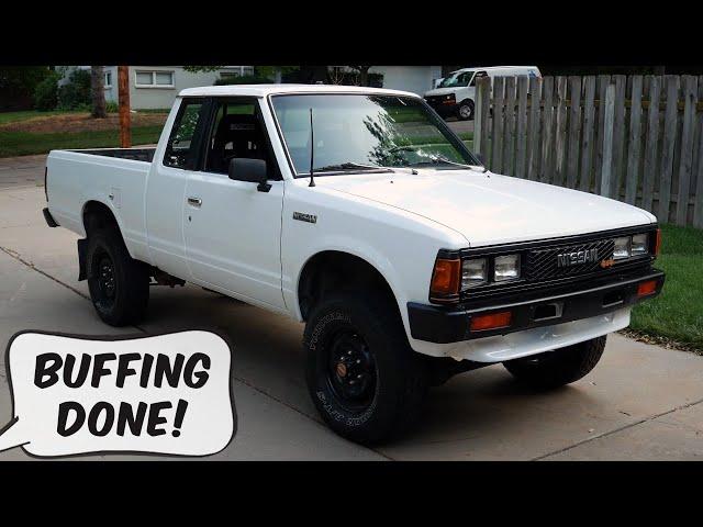 The Nissan 720 gets its paint buffed! You won't believe the results!