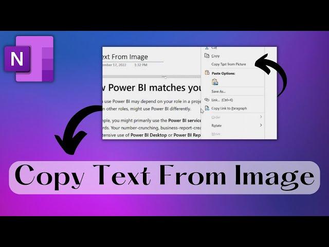 Copy Text from an Image – OCR using OneNote