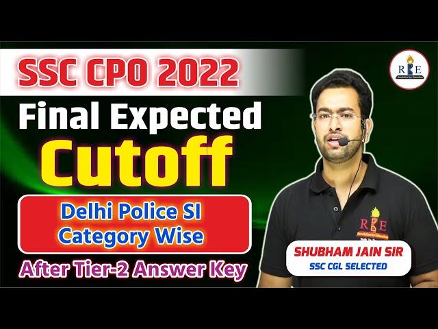 SSC CPO 2022 Final Expected Cutoff