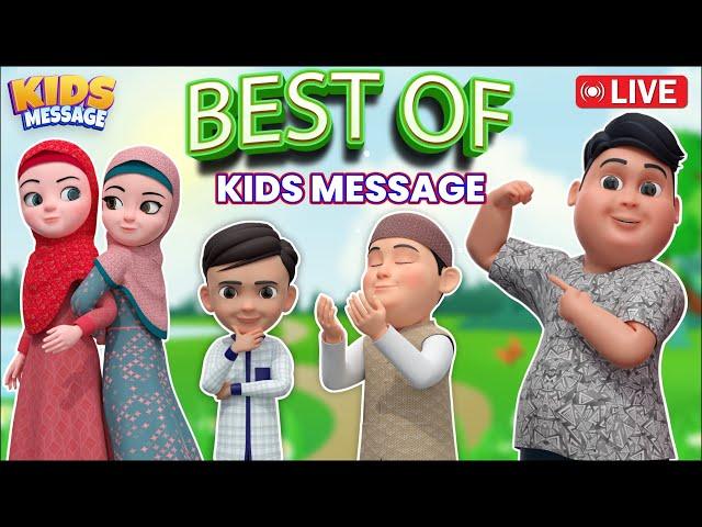 #live Kids Message | Amazing Islamic Cartoon Series For Kids | #islamiccartoon #kidsmessage