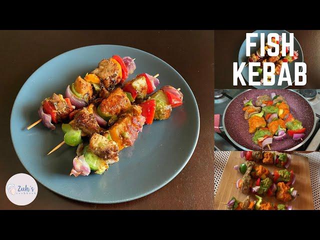 FISH KEBAB | FISH SKEWERS RECIPE | Zuh's Cookbook