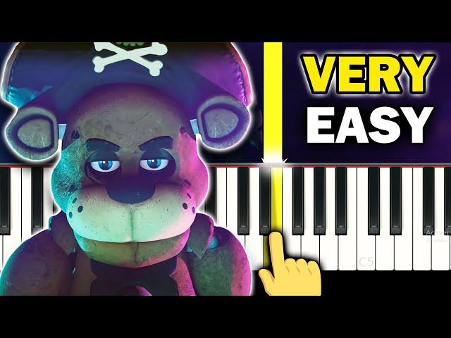 FNAF - Pirate Song - VERY EASY Piano tutorial