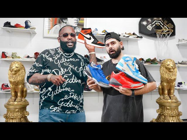 Inside Rick Ross $100,000 Sneaker Collection