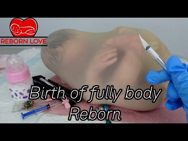 Birth of a Full Body Reborn baby in the womb | Reborn Love