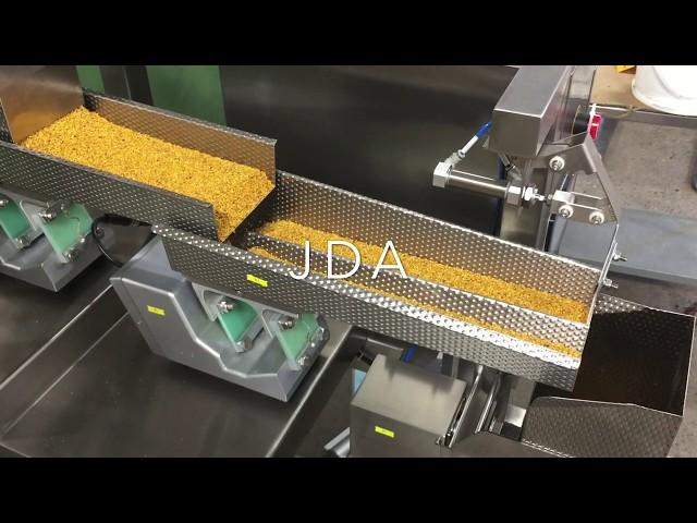 Weigh Scale Filling Machine Bee Pollen Linear Weigh Filler Semi Automatic USA Canada - JDA