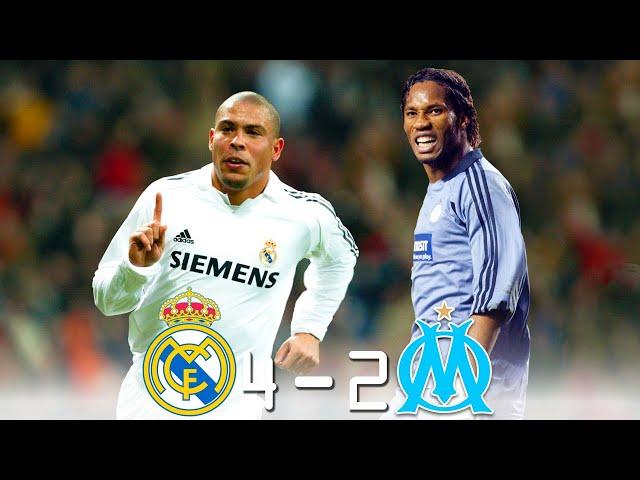 Real Madrid 4 - 2 Olympique Marseille (Ronaldo x Drogba) ● UCL 2003 | Extended Highlights & Goals