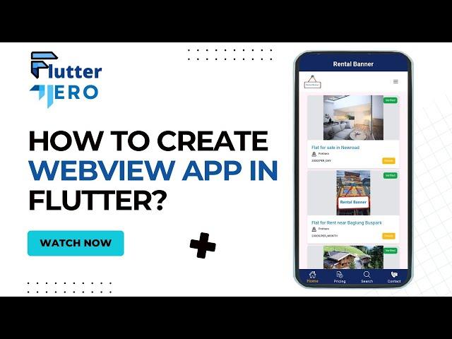 How to Create a WebView App in Flutter | Step-by-Step Tutorial | Flutter Hero