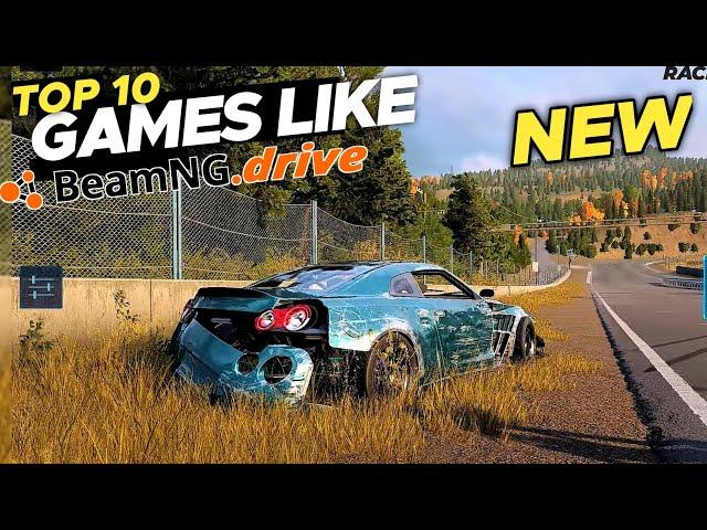 TOP 10 NEW Best Realistic Car Crash Simulator Games like BeamNG Drive for Android & iOS 2025!