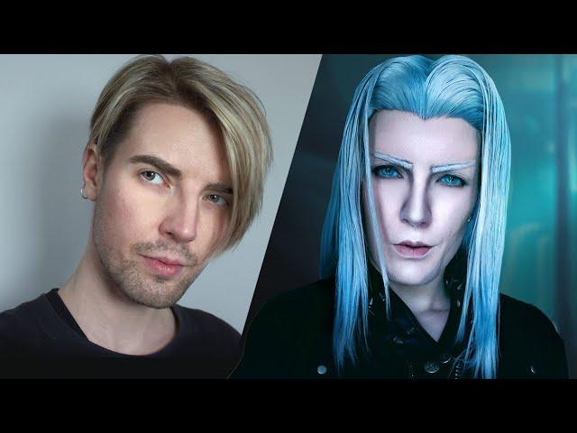 Sephiroth FF7R Makeup Transformation by Misch.Axel