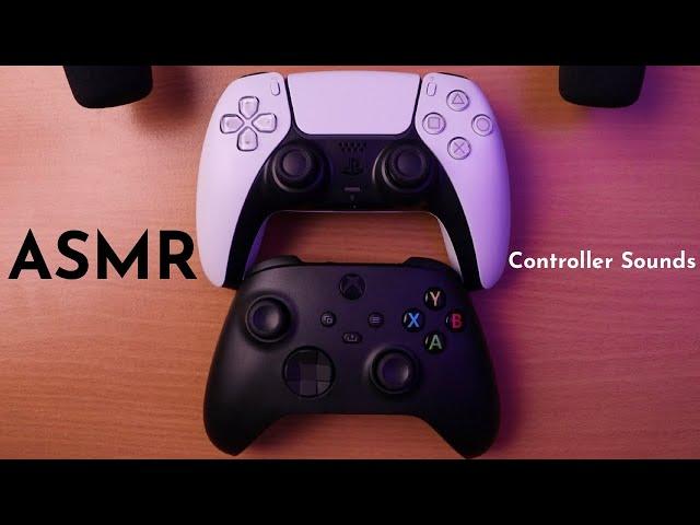 ASMR PS5 DualSense vs. XBOX SERIES X Controller Sounds Comparison  (Very Similar!)