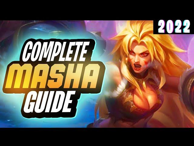 How to use MASHA in Mobile Legends 2022 (Tanky high damage build)