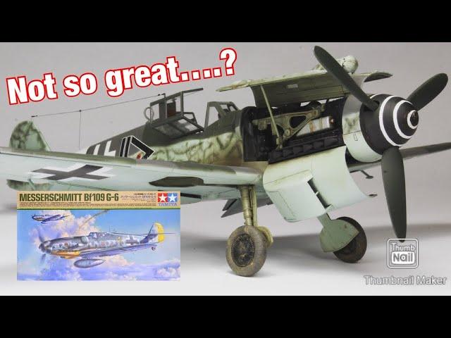 AMAZING model, NOT SO GREAT?....Tamiya 1/48 Messerschmitt BF109 G6, Full Build