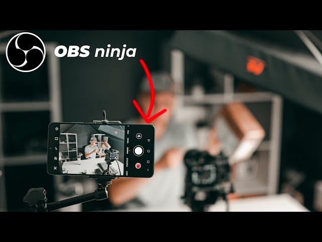 [OBS Ninja] Your phone as webcam? FREE, NO APP, IOS & ANDROID.