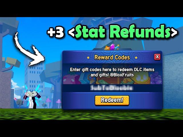 Every Blox Fruits Stat Reset Code in 20 SECONDS...