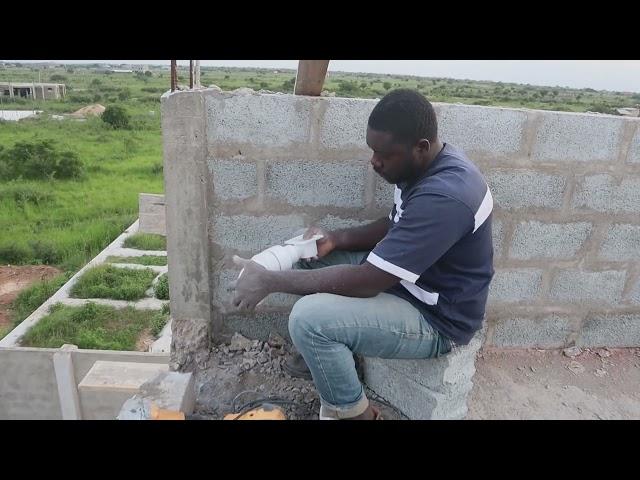 Floor Drain Installation for Rooftop Bar | Plumbing In Ghana | Ghana Real Estate | FECO PLUMBING |