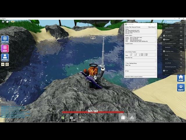 Roblox Islands AFK Fishing v3 (bait and jam sandwiches)