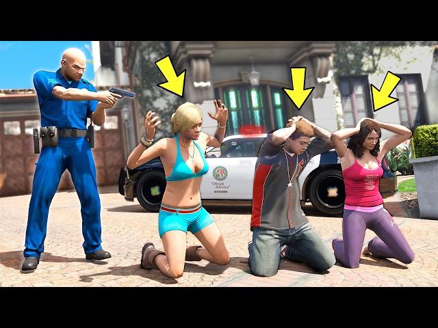 СЕМЬЮ МАЙКЛА АРЕСТОВАЛИ! Сможем ли мы ИХ СПАСТИ? ► GTA 5