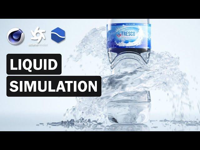 3D Liquid Simulations in C4D & Realflow