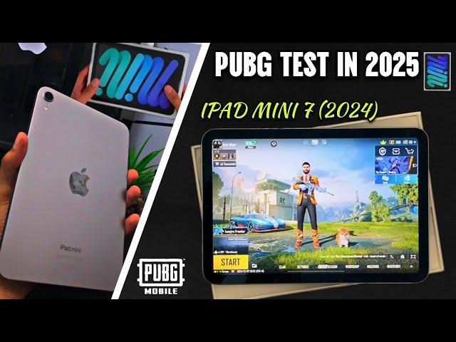 IPAD MINI 7 (2024) PUBG TEST 120 FPS?? | 5 Fingers Claw Handcam | PUBG MOBILE