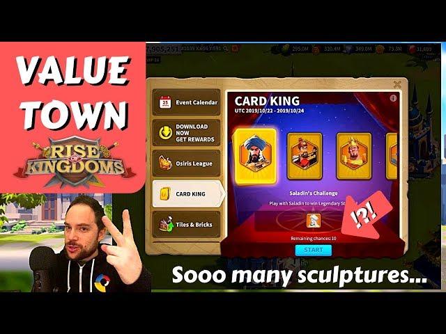 20x Card King Attempts, unlocking Richard, YSG, and Saladin (almost) | Rise of Kingdoms