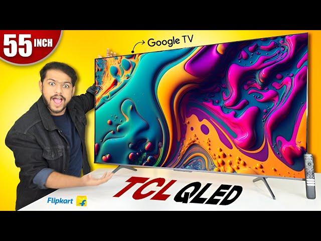 TCL QLED 55 Inch Smart Google TV Review - 4K ULTRA HD | Review & Unboxing|