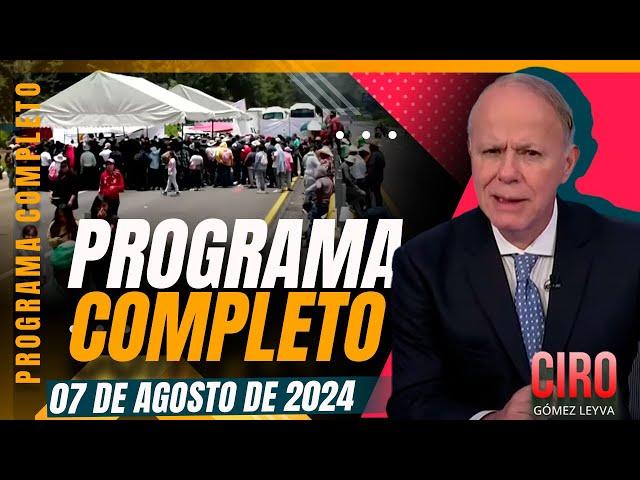 María Corina Machado mandó mensaje a Claudia Sheinbaum | Ciro | Programa Completo 7/agosto/2024