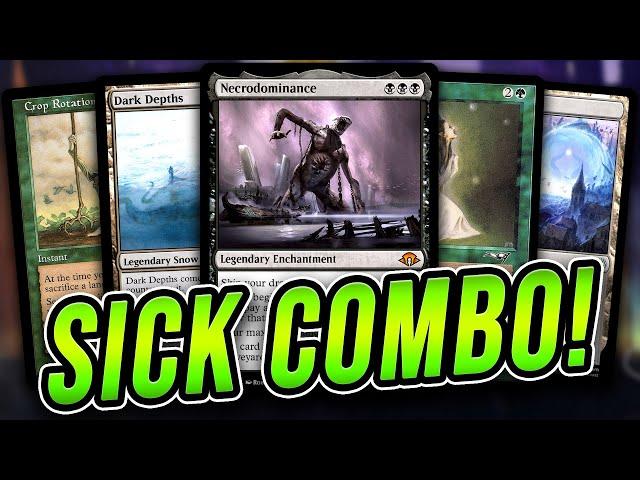 STORMING TO THE (DARK) DEPTHS! Marit Lage + Necrodomiance Combo — MTG Legacy | Magic: The Gathering