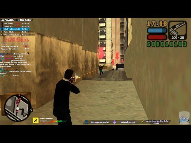 GTA Liberty City Stories Any% Speedrun - Hugo_One Twitch Stream - 1/3/2020