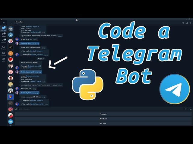 Basics of creating a Telegram bot (with code/Python)