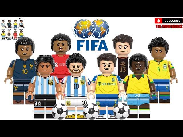 Lego Ronaldo Messi Fifa World Cup Player Minifigures Unofficial By G0112 Brand #theminifigures