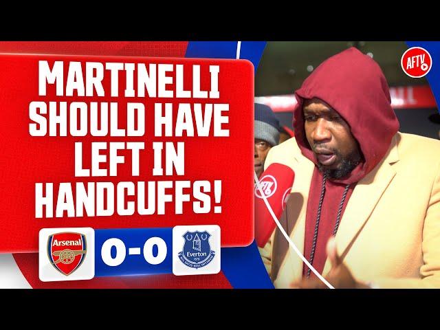 Martinelli Should Have Left In Handcuffs! @strictostrict  | Arsenal 0-0 Everton