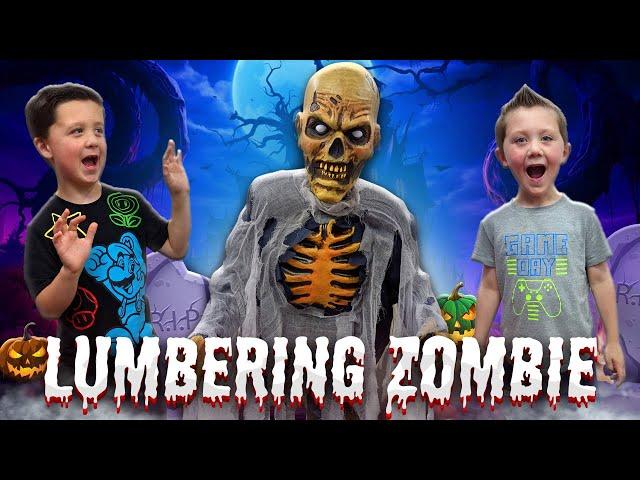 Lumbering Zombie Animatronic Halloween Costumes 2025 | Unbox Setup Halloween Animatronic