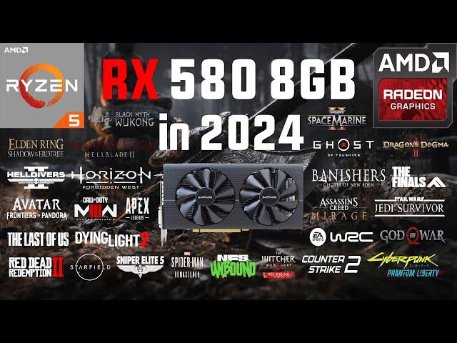 RX 580 8GB Test in 40 Games in 2024