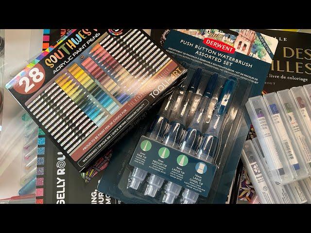 August colouring haul | Adult Colouring