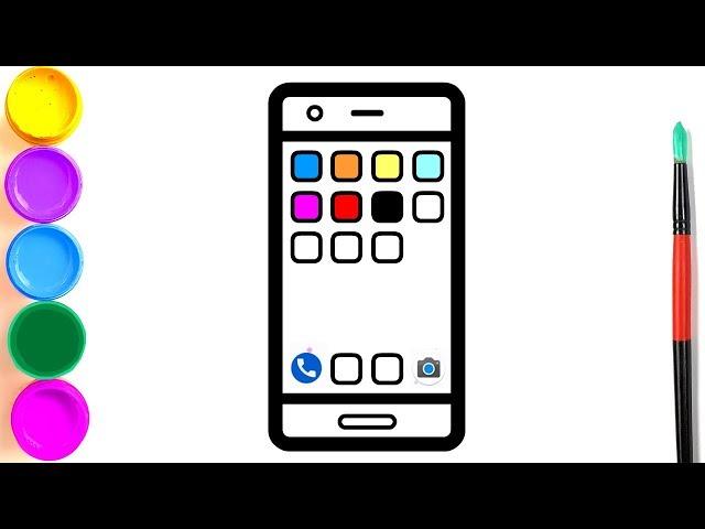 Learn the colors | Telephone drawing | learn to draw