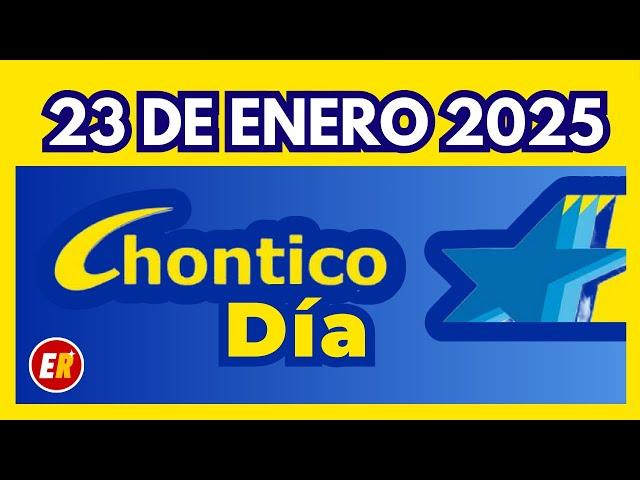 Resultado CHONTICO DIA de hoy 23 de Enero de 2025 