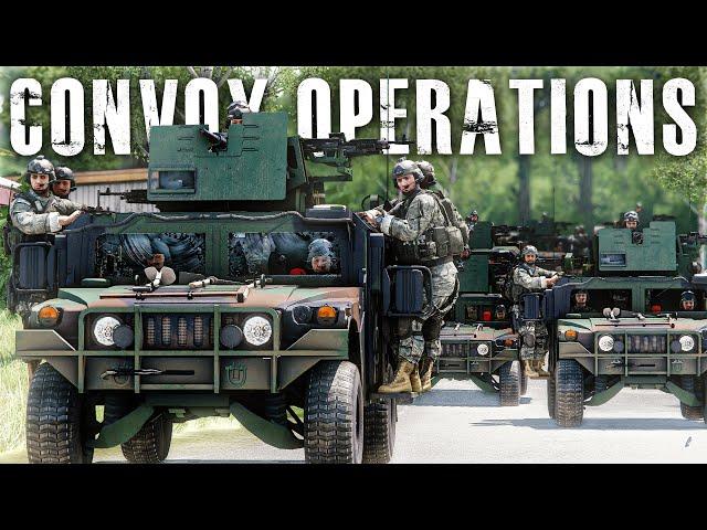 Using a 60-Man Convoy to HUNT DOWN War Criminals | Arma 3 Milsim Operation