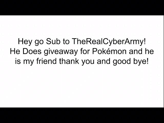 Shout to TheRealCyberArmy