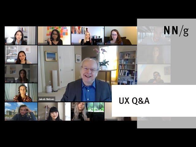 Virtual UX Conference Q&A With Jakob Nielsen