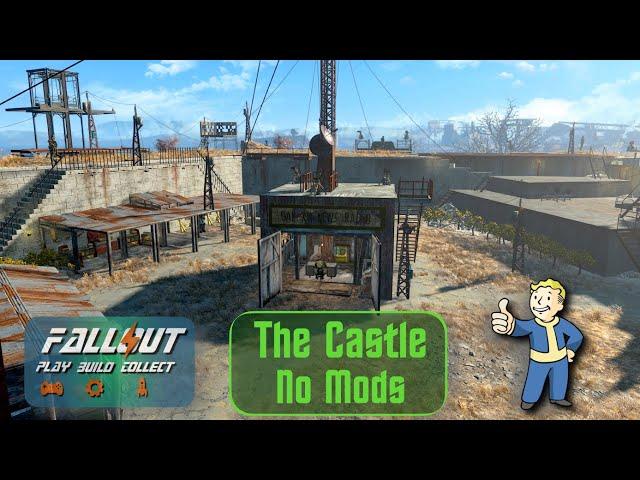 Fallout 4 The Castle No Mods Settlement Build Tour. Fully Repaired Minutemen Castle Next-Gen Update.