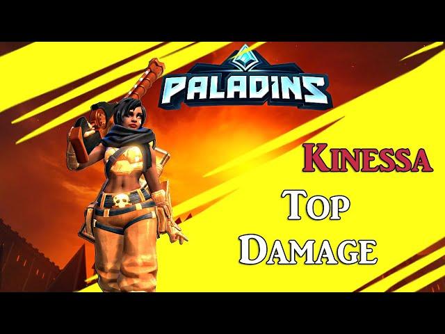 Геймплей Кинесса - 106000 урона за 12 минут | Paladins