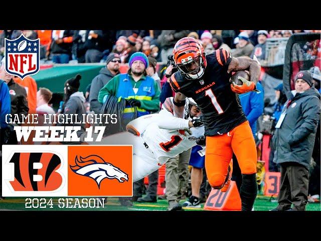 Cincinnati Bengals vs. Denver Broncos [Week 17] Game Highlights | NFL Highlights 2024