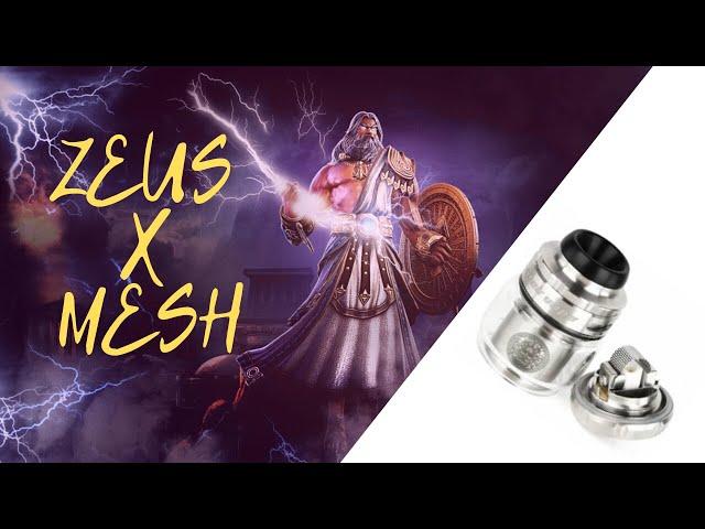 Обзор  geek vape Zeus x mesh установка сетки и укладка ваты