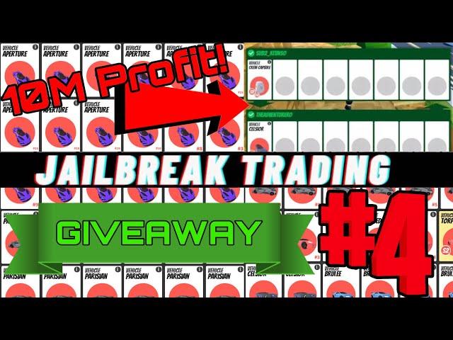 Jailbreak MASSIVE GIVEAWAY/Trading W’s