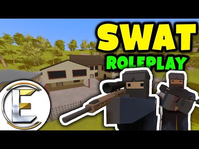 Unturned - SWAT Roleplay | Raiding a big mafia mansion of berries ( Unturned RP )