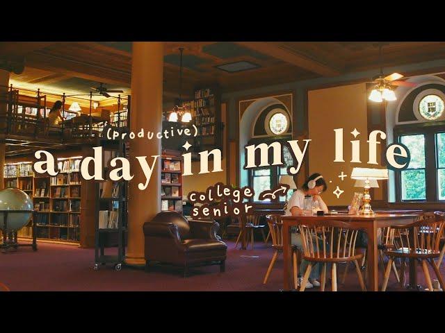 a day in my life at college // study with me for finals!