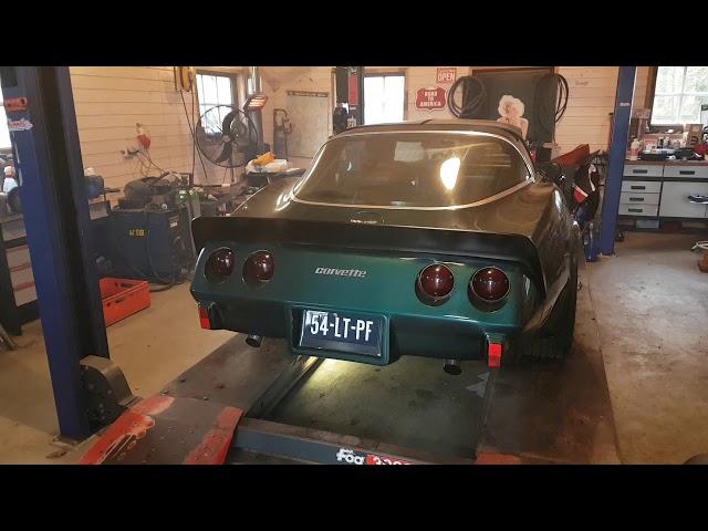 1979 corvette lunati voodoo cam idle & rev