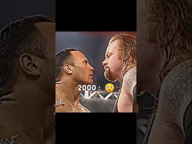 "The Rock & The Undertaker'' Then Vs Now  | Edit #shorts #wwe #theundertaker